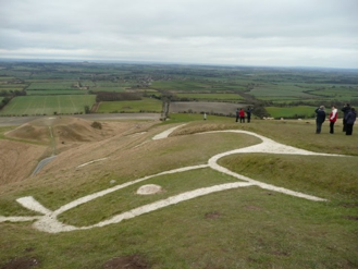 Wendy North, White Horse at Uffington. Wikimedia Commons