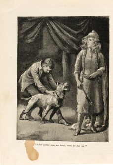 Everard Hopkins's illustrations for “The Were-Wolf,” focussing on the figure of White Fell