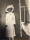 Bellocq, E. J. Storyville Photo, Girl (maybe nurse, maybe sex worker) visiting friend at hospital. 1912.