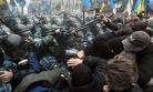 An image from Alexey Furman showing protests in the Ukrainian capital.