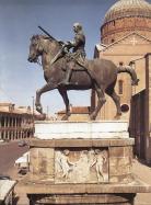 Donatello's equestrian statue of Gattamelata at Padua