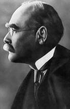 Black and white photograph of Rudyard Kipling circa 1914. Wikimedia Commons.