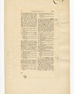 Folio 23 contains a full page (p. 14) from the Blackwood's 1889 printing glued down onto a notebook page. Wilde's annotations are on the Blackwood's page but not on the margins of the page except for the folio number. There is a pencil marking (4/9/4?) in the left hand margin which may not be in Wilde's hand and it is unclear what this marking might refer to.