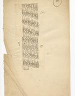 Folio 86 contains two cutouts from the upper portion of p. 18 of the Blackwood's 1889 printing glued down into a single column onto a notebook page. Wilde makes annotations on the Blackwood's cutouts and on the notebook page.