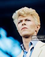 Gallo, Armondo, Singer David Bowie Singer David Bowie performing The Serious Moonlight show in Vancouver, Canada. August 9, 1982