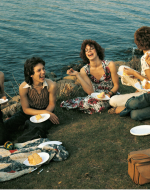 Goldin, Nan. Picnic on the Esplanade, Boston. 1973. 