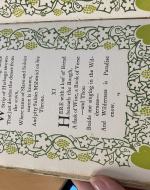 Page 24 of The Rubaiyat of Omar Khayyam with green grape vine border. 