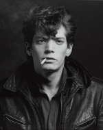 Mapplethorpe, Robert. Self Portrait w/cigarette. 1980. 