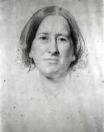 George Eliot, Portrait Study by Samuel Laurence (1860)