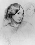 George Eliot, Sketch by Sir Frederic William Burton (1864)