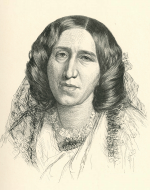 George Eliot, Etching by Paul Adolphe Rajon (1884)