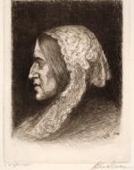 George Eliot, Etching by John Sloan