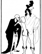 Beardsley, Aubrey. The Examination of the Herald. 1896.