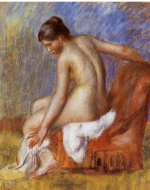 Pierre Auguste's 1885-1890 "Nude in an Armchair"