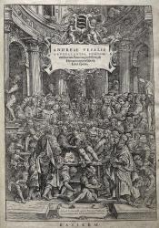 Cover page of Vesalius's series.