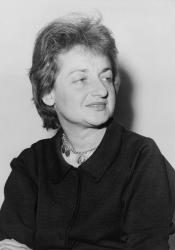 Black and White photograph of Betty Friedan, 1960