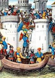 Representation of conquest of constantinople