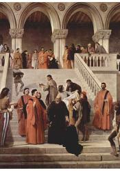 The death of Doge Marin Faliero by Francesco Hayez