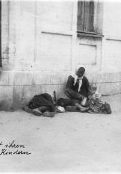 An image of a mother and her starving children by Alexander Wienerberger