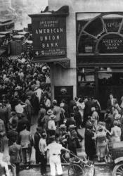 Run on New York's American Union Bank.