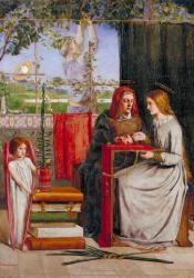 Rossetti, Dante Gabriel. “Category:The Girlhood of Mary Virgin by Dante Gabriel Rossetti.” Wikimedia Commons, 28 Apr. 2019, https://commons.wikimedia.org/wiki/Category:The_Girlhood_of_Mary_Virgin_by_Dante_Gabriel_Rossetti. 