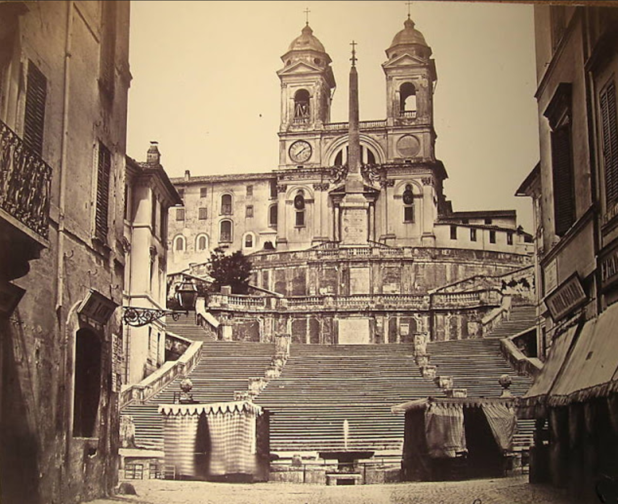 "Trinità dei Monti," with The Spanish Steps