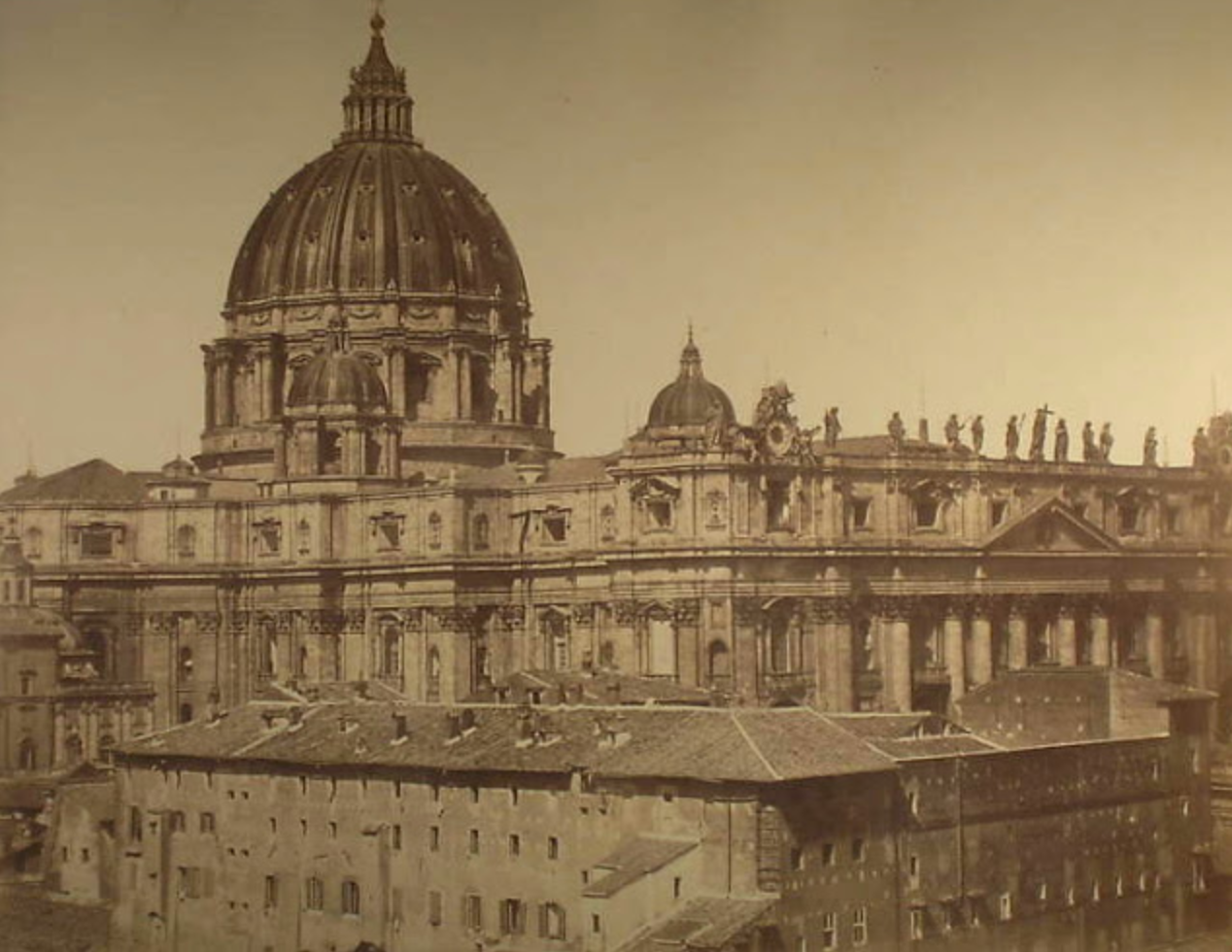 "St. Peter's Dome in the Vatican," Rome