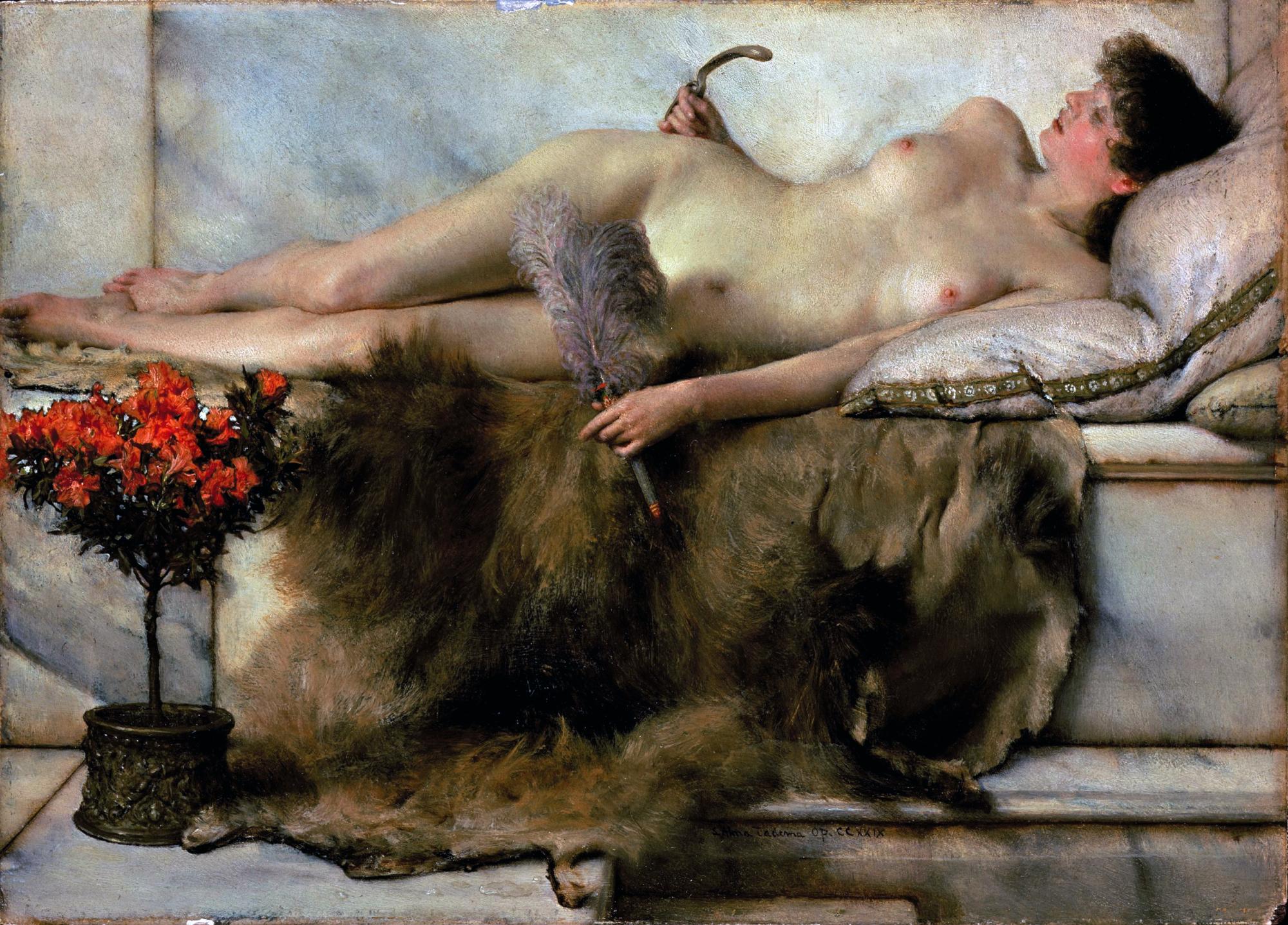 Lawrence Alma-Tadema's 1881 The Tepidarium.