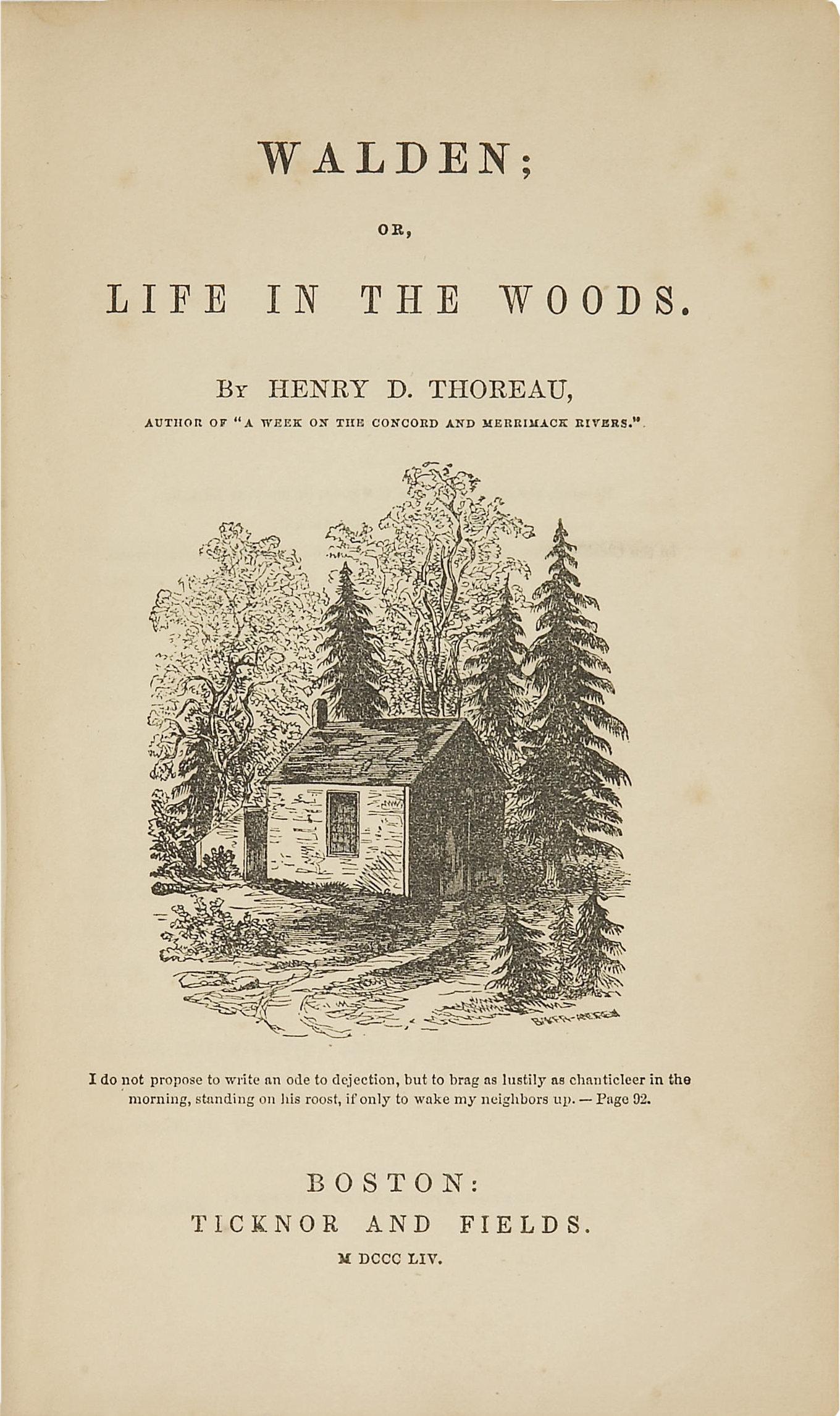 Cover of Walden by Henry David Thoreau