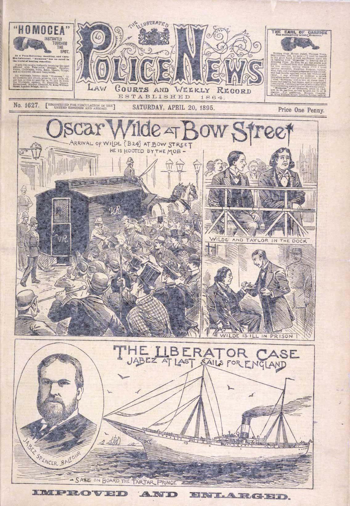 "Oscar Wilde at Bow Street"