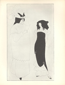 Aubrey Beardsley, "L'Education Sentimentale," The Yellow Book vol 1, April 1894. Yellow Nineties Online. www.1890s.ca